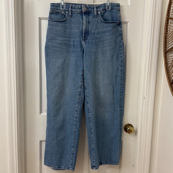 Madewell Denim - Madewell Curvy Perfect Vintage Wide Leg Jean Sz 31 Med Wash High Rise READ
